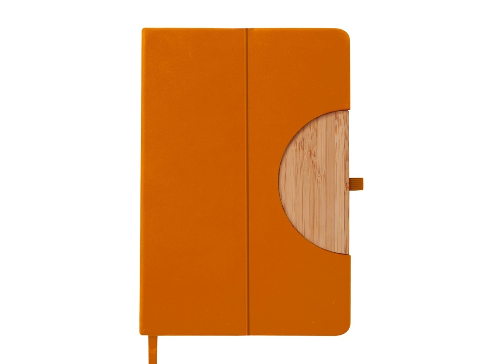 Ежедневник недатированный А5 "Bosforo", оранжевый, кожзам, soft touch