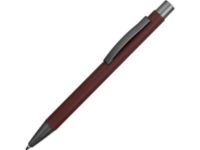 Ручка металлическая soft-touch шариковая «Tender», бордовый, soft touch