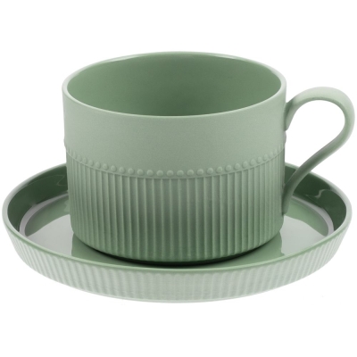 Чайная пара Pastello Moderno, зеленая, зеленый
