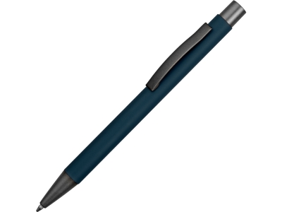 Ручка металлическая soft-touch шариковая «Tender», голубой, soft touch