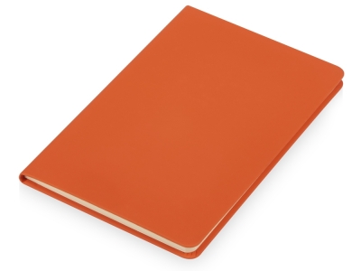 Блокнот в твердой обложке А5 «Wispy», оранжевый, кожзам