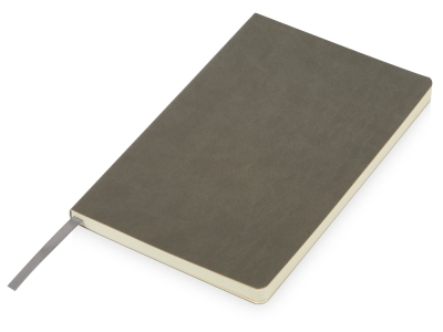 Блокнот в гибкой обложке А5 «Softy 2.0», серый, кожзам