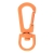 Застежка-карабин Snap Hook, S, оранжевый неон, оранжевый