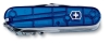 Нож перочинный VICTORINOX Swiss Champ, 91 мм, 33 функции, полупрозрачный синий, синий, пластик abs / cellidor