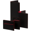 Картхолдер Multimo, черный с красным, черный, красный, искусственная кожа; покрытие софт-тач